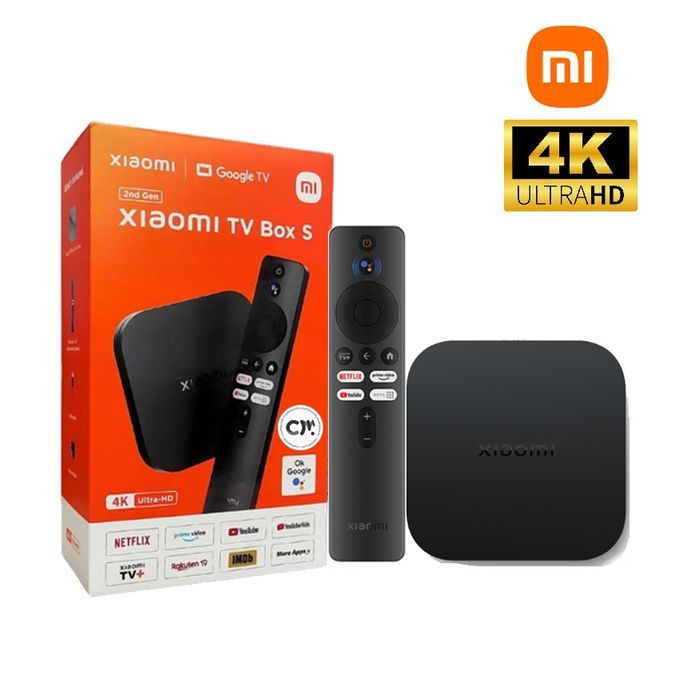 Mi Box S 4K HDR Android TV Streaming Dolby Google 8Go Iþtv 2nd Gen - Prix  en Algérie