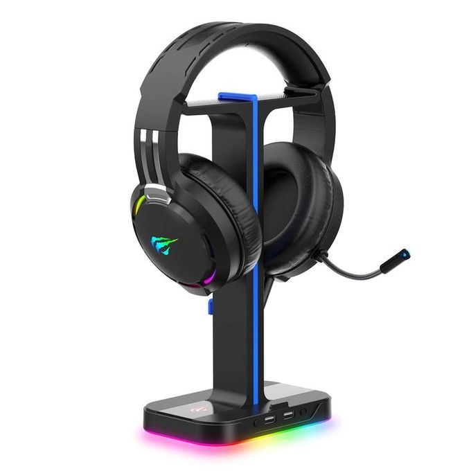 Support Casque Gaming Havit TH650 Noir - SpaceNet Tunisie