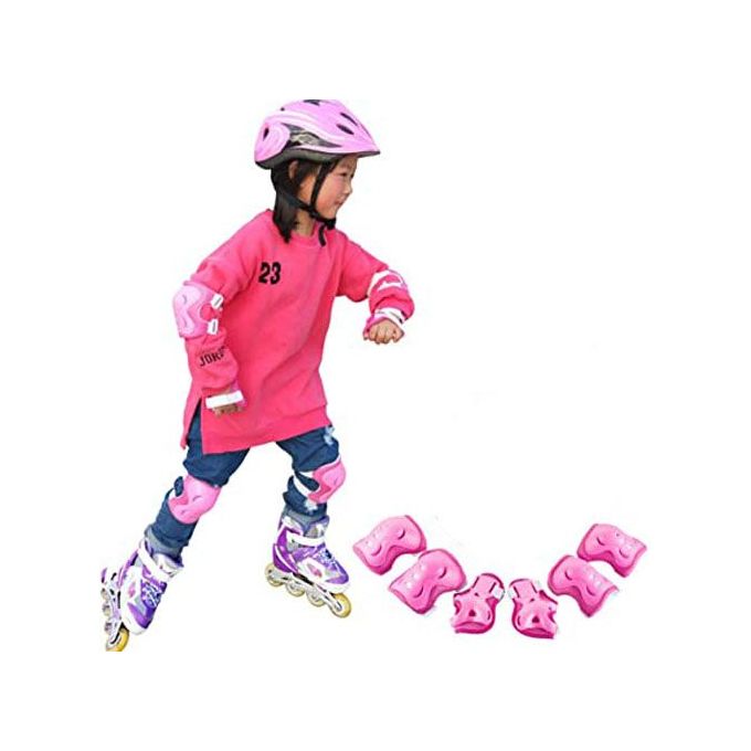 Kit Protection Rollers Enfant Réglable - Rose - Prix en Algérie