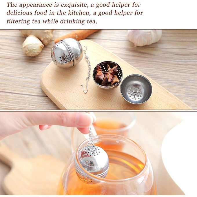 Infuseur De Thé En Boule Inox- Gris - Prix en Algérie