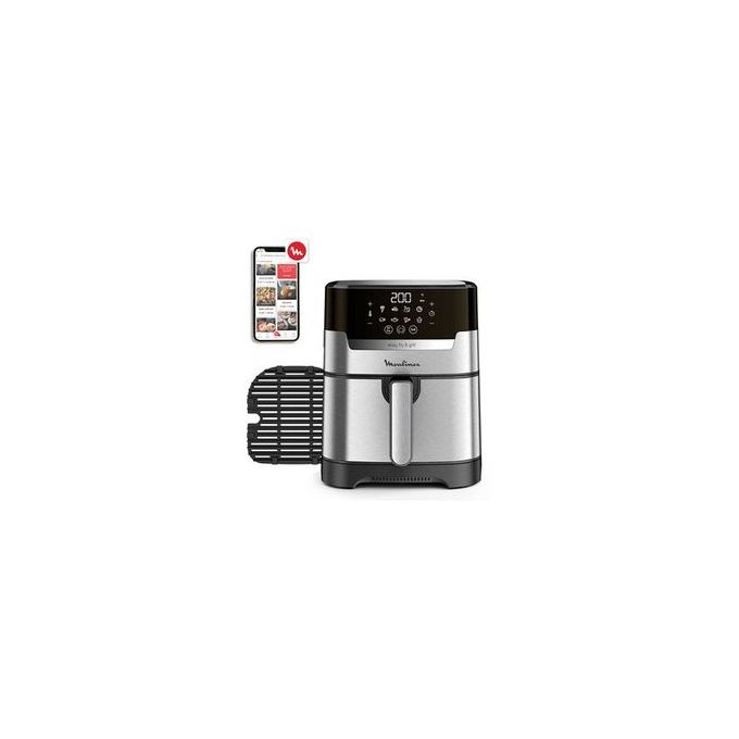 Friteuse MOULINEX EASY FRY & GRILL DIGITAL 2 EN 1 FRITEUSE SANS HUILE AIR  FRYER INOX EZ505D10 - Alger Algérie