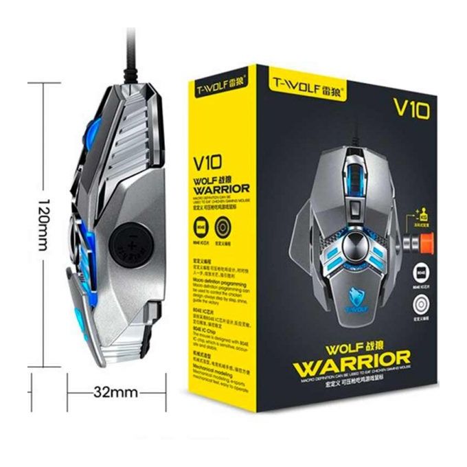 T-WOLF Souris Gaming USB à prix pas cher