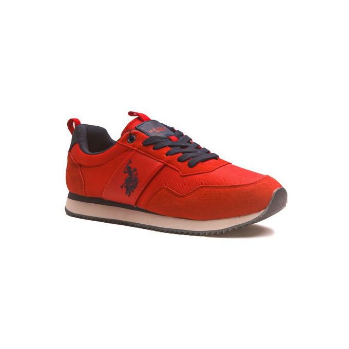 Baskets homme BOFALI Jaune rouge