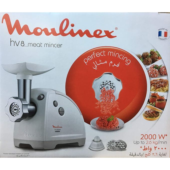 Moulinex Hachoir à Viande HV8 Hachoir Electrique…