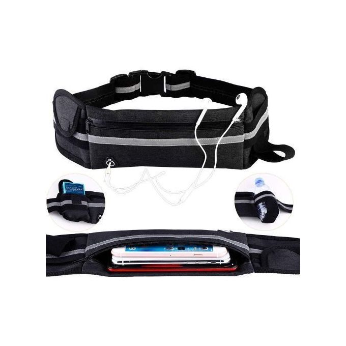 DORNNA® 2x1 Ceinture Running Smartphone Homme et Femme, Sac Banane