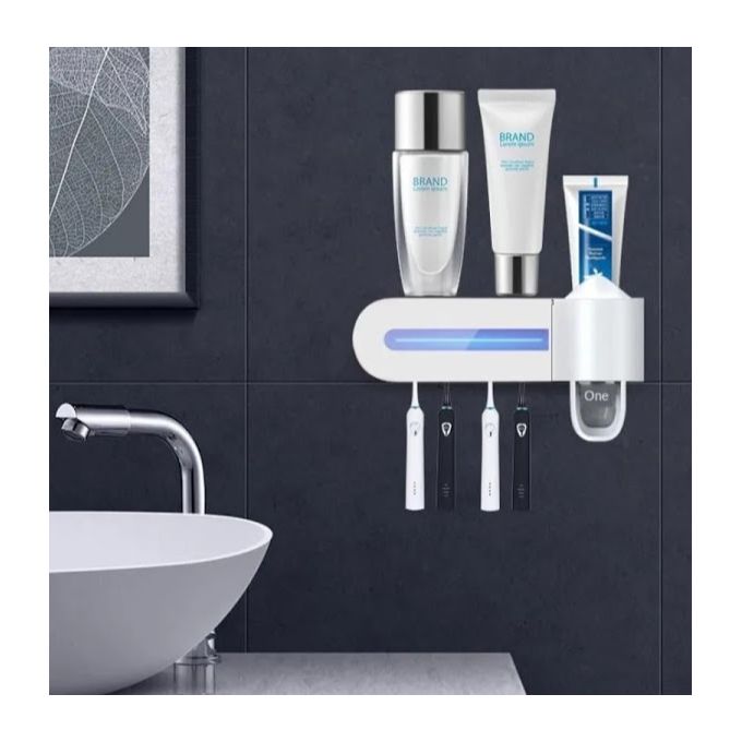 Distributeur Dentifrice Automatique + Porte Brosses A Dents – superprixdz