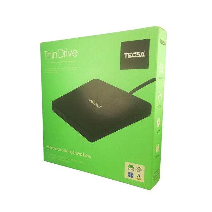 Graveur & Lecteur Dvd & CD Externe Slim USB 3.0/USB Type-C TCS-W7 - Prix en  Algérie