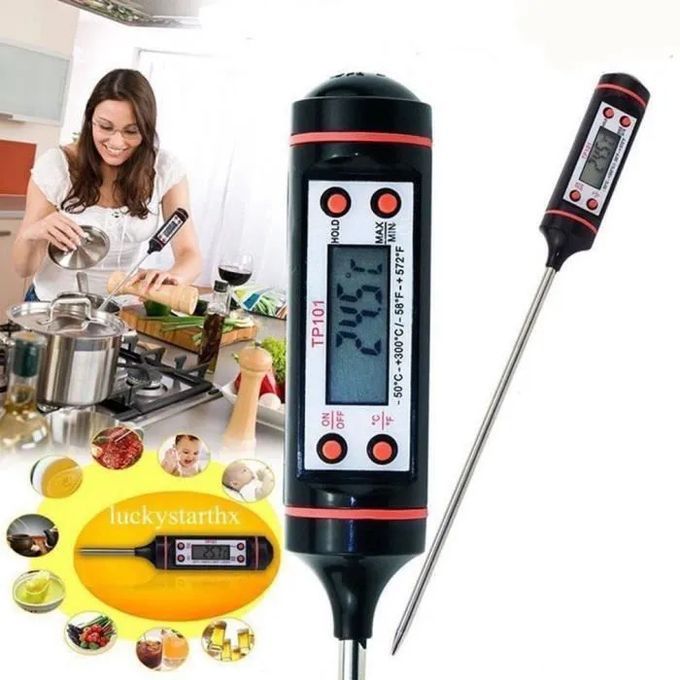 Thermomètre alimentaire numérique - Thermomètre de cuisine à