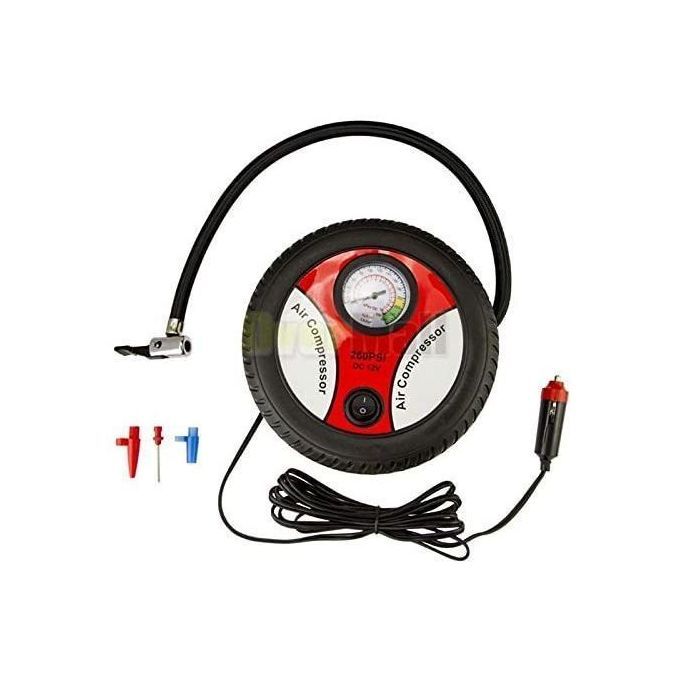 Mini compresseur d'air portatif de gonfleur de pneu 260PSI DC12V voiture 