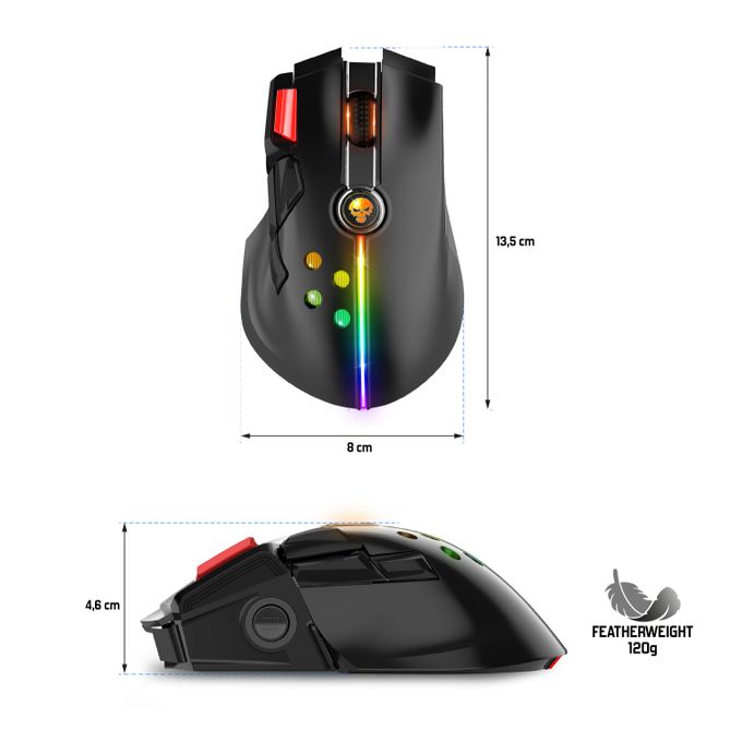 Arokh - Souris Gaming X3 8200dpi 12 boutons Pas Cher