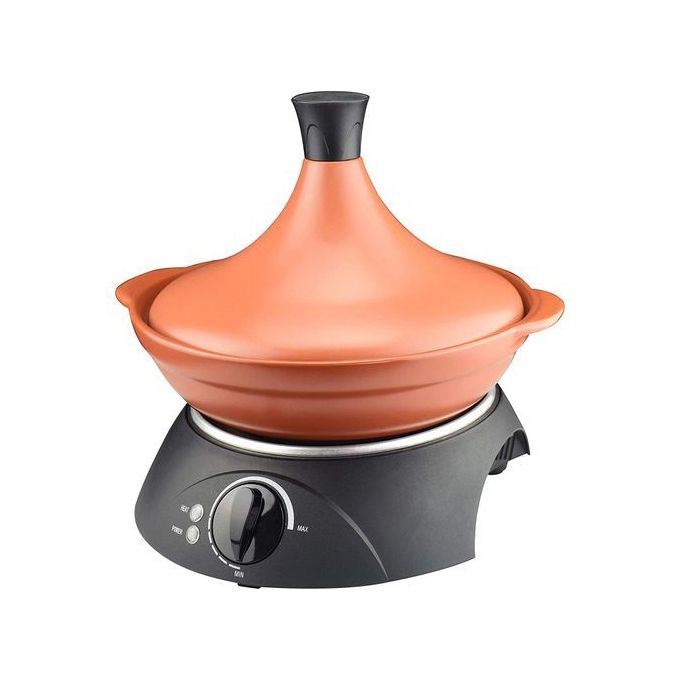 Tajine mijoteuse electrique en terre cuite 6-8 personnes 300W 3L