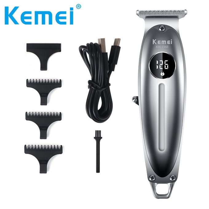 Kemei 3 en 1 puissant rasoir électrique visage corps tondeuse barbe
