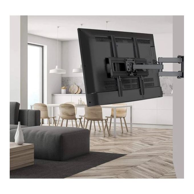 Support Tv Réglable À Bras Pour Tv Lcd Plasma Mural 23/47 - Noir - Prix  en Algérie