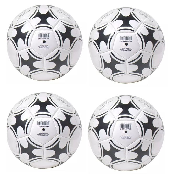 pack 4 Ballon Football - Blanc