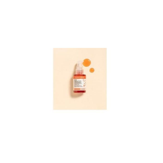 Sérum Concentré Aroma Zone Vitamine C 10% & Astaxanthine - Antioxydant, Peau Lisse - 30 Ml