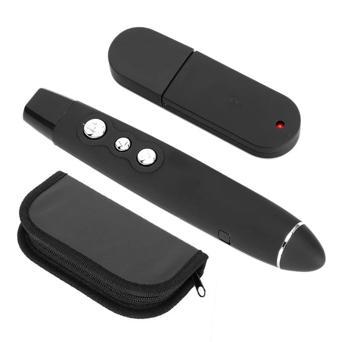 Telecommande Ordinateur Powerpoint, USB Rechargeable Pointeur Presentation  Wireless Presenter Sans Fil Zapette Powerpoint PPT Slide pour PC Mac