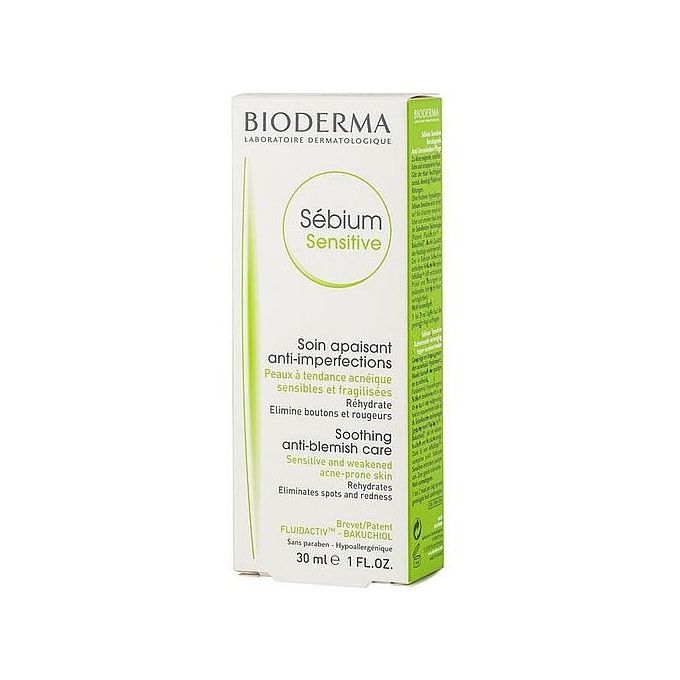 Creme peau acneique Sebium Sensitive - Bioderma