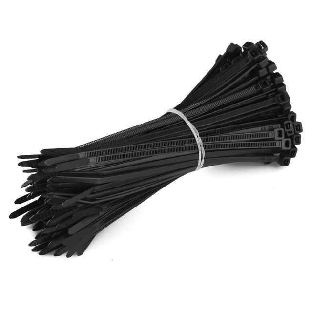 ATTACHE-CABLES taille 2, noir, pack de 100