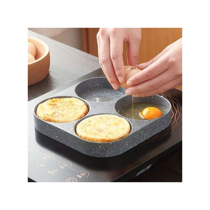 Poêle à oeufs au plat antiadhésive 4 recessed holes Mini ménage aux oeufs  pochés Burger aux oeufs Moule à boulettes - Cdiscount Maison