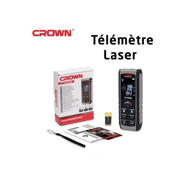 Télémètre Laser - Ct44032 - 40M - Gris - Prix en Algérie