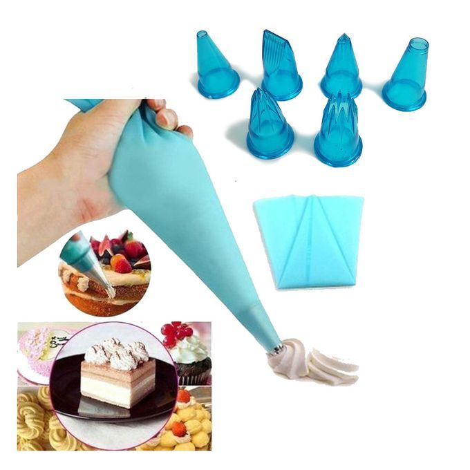 Poches à douille réutilisables en silicone pour décoration de cupcakes -  Taille L - Qualité supérieure[103] - Cdiscount Maison