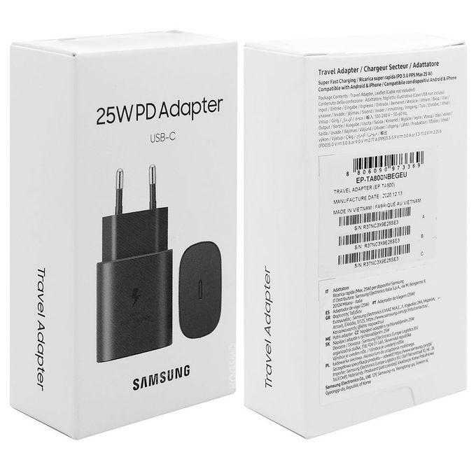 Chargeur adaptateur 25W Samsung - Alger Algérie