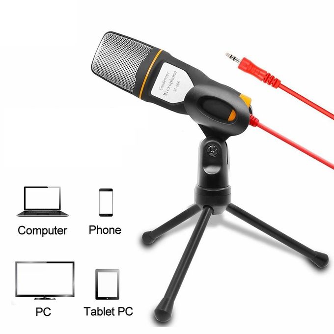 Mini Microphone Filaire Flexible avec Prise Jack de 3.5mm, pour