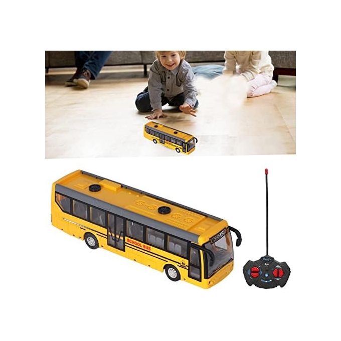 Bus Télécommandé pour Enfants, Simulation Dun Bus Rc 1/30 Avec Télé