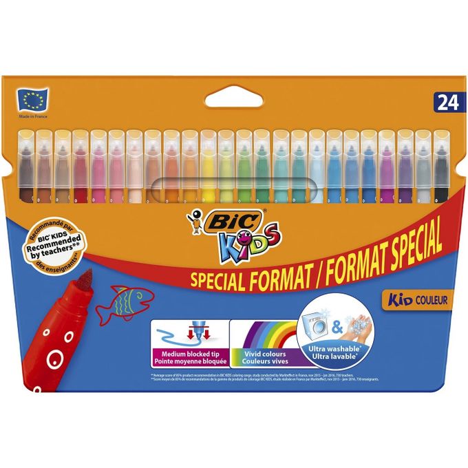 Lot de 24 Feutres – Coloriage Kid Couleur - Prix en Algérie