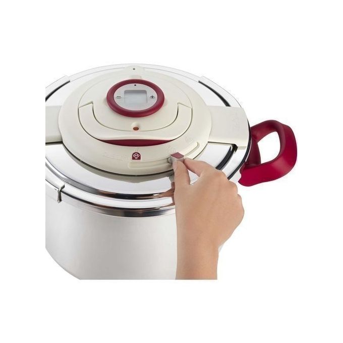 Cocotte Minute - Clipso+ Précision - P4400600 - 4.5 L - Gris/Rouge