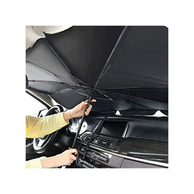 Pare-soleil portable pour pare-brise avant de voiture avec sac de  rangement, housse pliable, protection contre les rayons UV, 210T -  AliExpress