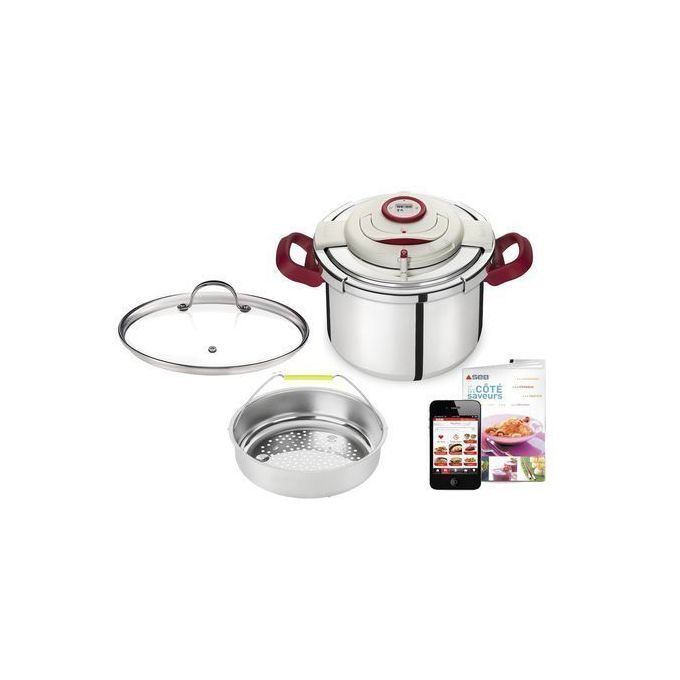 Cocotte Minute SEB Clipso 8L + Précision - P4411406/07