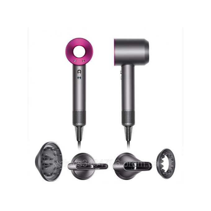 Sèche cheveux Dyson Supersonic HD03 gris/violet 1600W + 4 ACCESSOIRES -  Prix en Algérie