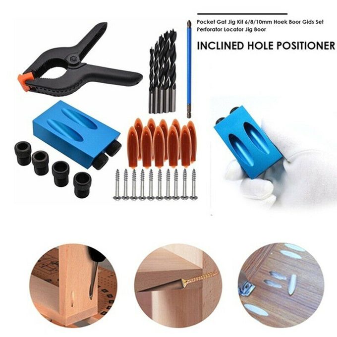 KIT DE GABARIT DE TROU POUR ASSEMBLAGE BOIS - Prix en Algérie