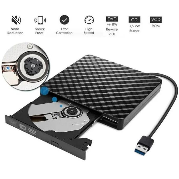 Lecteur DVD Externe USB 3.0 TYPE C USB C Portable Algeria