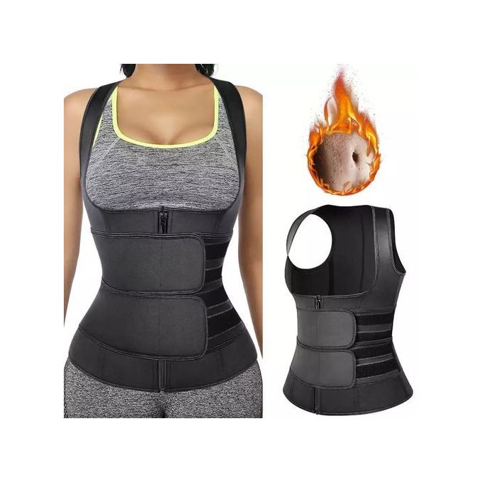 Gaine Amincissante Avec Bretelle En Scratch Et Fermeture Zip 8754