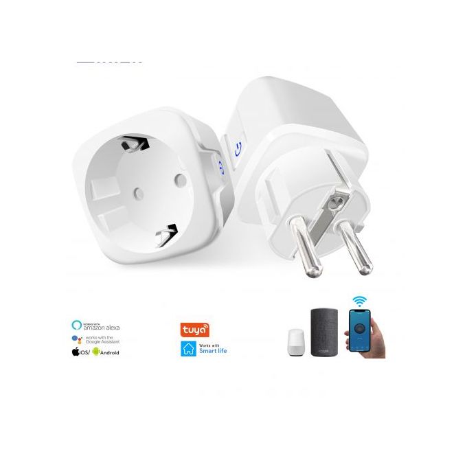 Smart Plug - Prise Intelligente Wifi 20 A- Blanc - Prix en Algérie