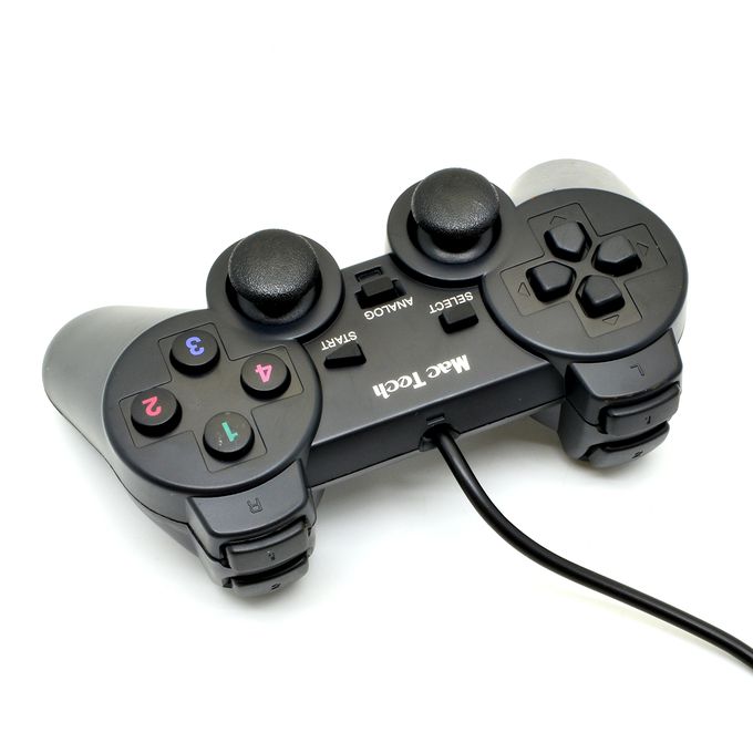 Manette de jeu pour PC, USB double choc unique (noir) - Cdiscount