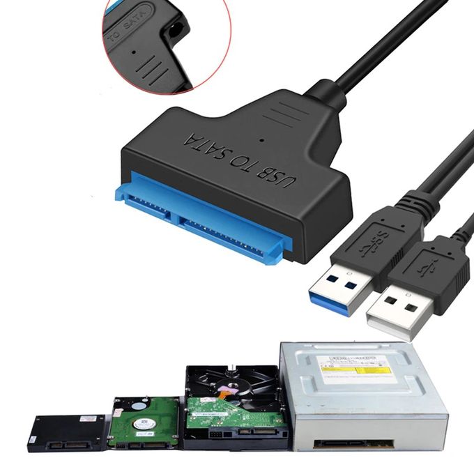Adaptateur USB 3.0 sata pour SSD - auto alimenté - Cdiscount Téléphonie