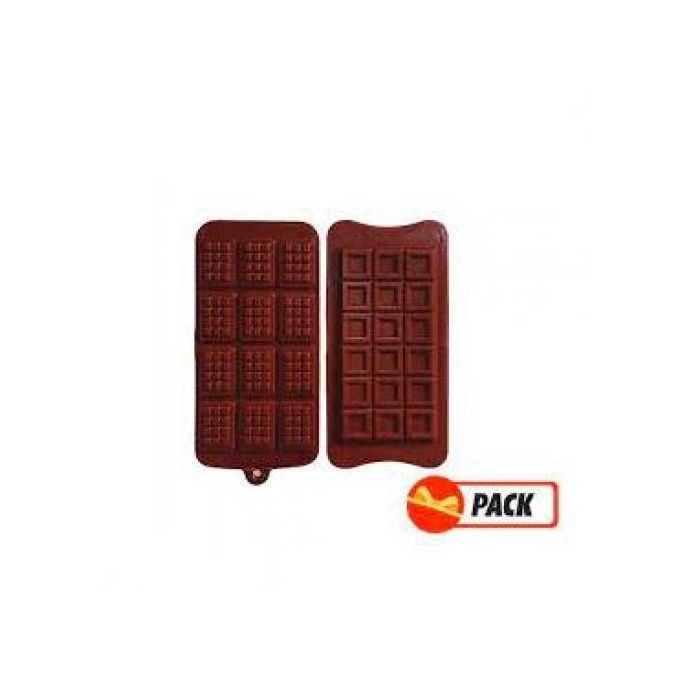 2 PCS Moule Silicone Chocolat, Moule Mini Tablette Chocolat 12 Cavités  Pieces en Chocolat Facile à Démouler pour Chocolats Maison - Cdiscount  Maison