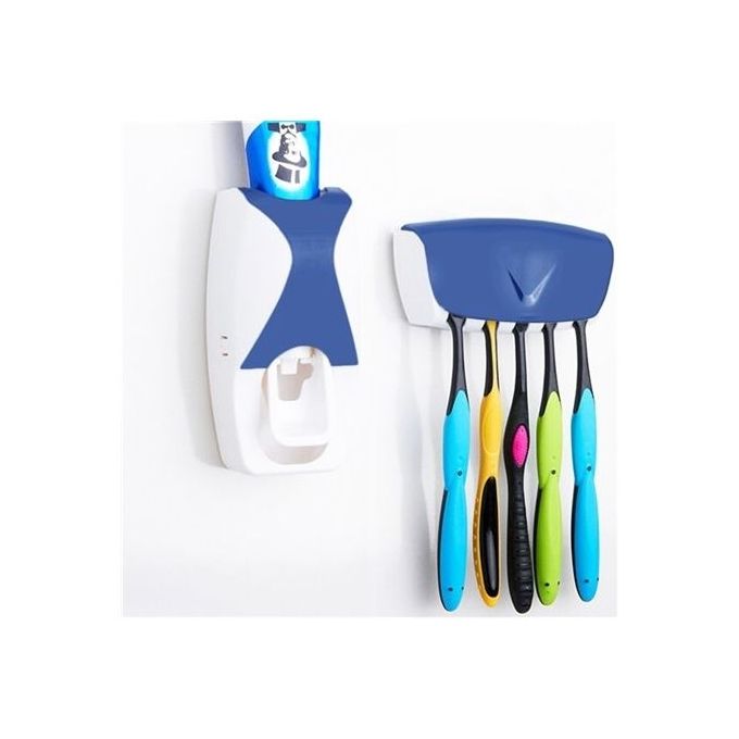 Distributeur de dentifrice automatique avec support pour brosses à