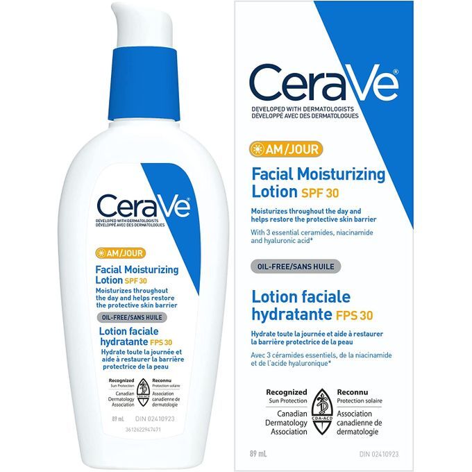 Crème visage jour hydratante peaux sèches CERAVE