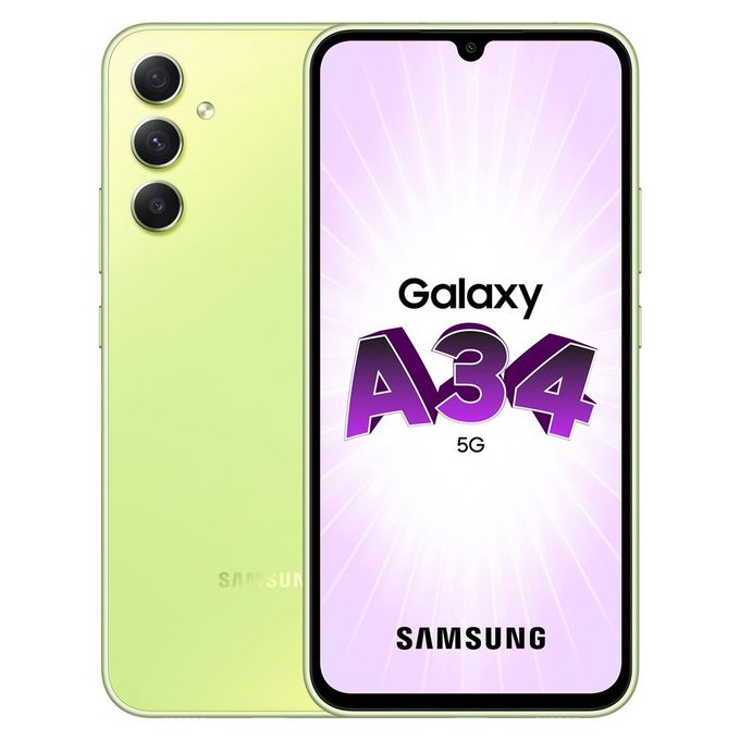 Galaxy A34 5G 6.6 8G / 128G vert - Prix en Algérie