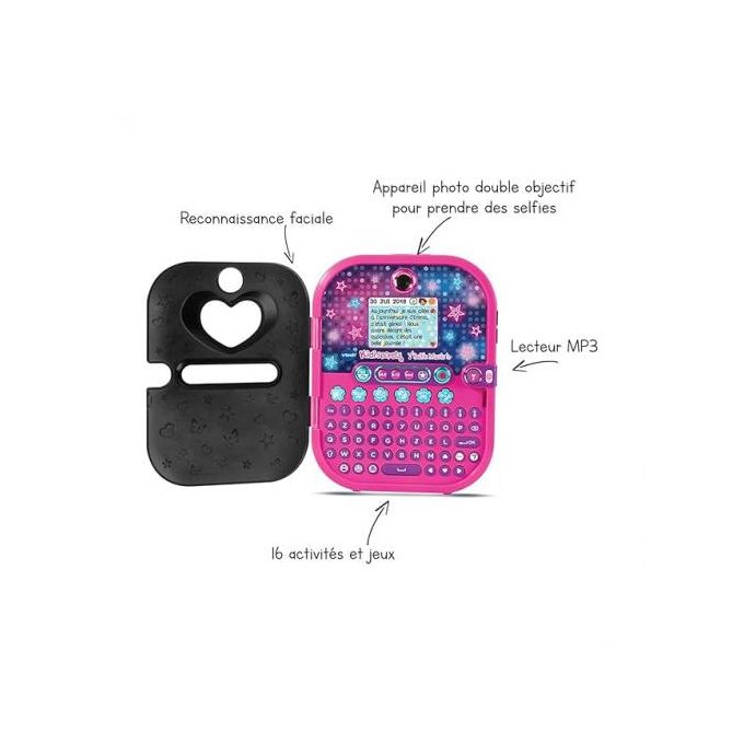 Vtech Agenda électronique Kidisecret Selfie Musique Noir 😍 NEW in