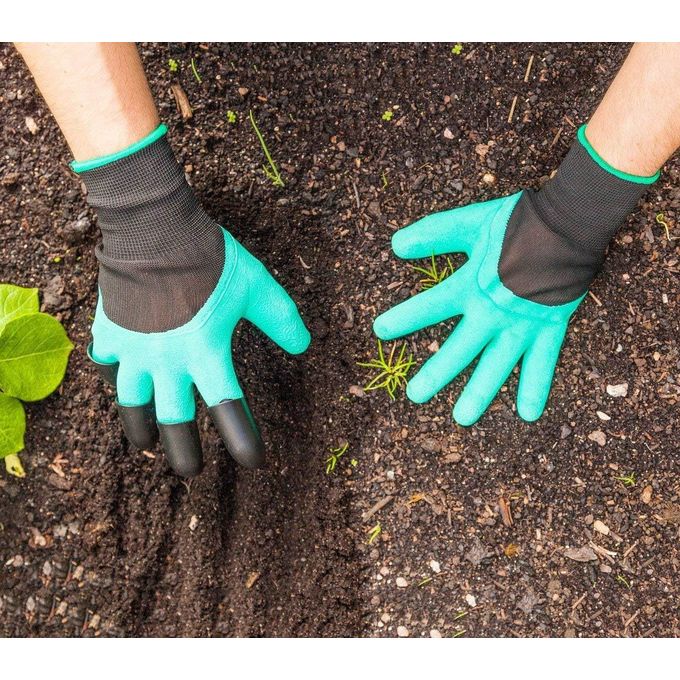 Gants De Jardinage, Gants de Jardin avec Des Griffes Pour Creuser Le Jardin(2  paires). - Prix en Algérie