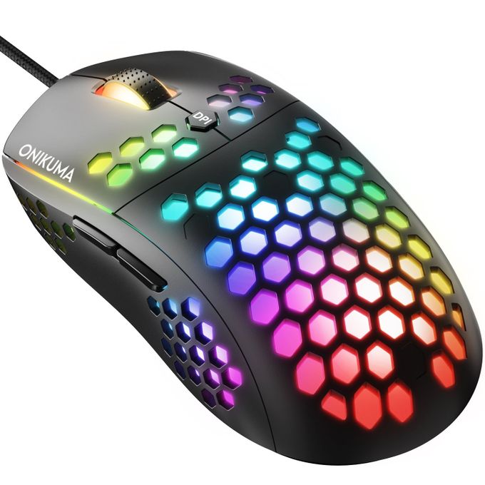 ONIKUMA Souris Gamer RGB Filaire 6400 DPI réglable/Souris Gaming 7 Boutons  pour Ordinateur Portable/Bureau - Cdiscount Informatique