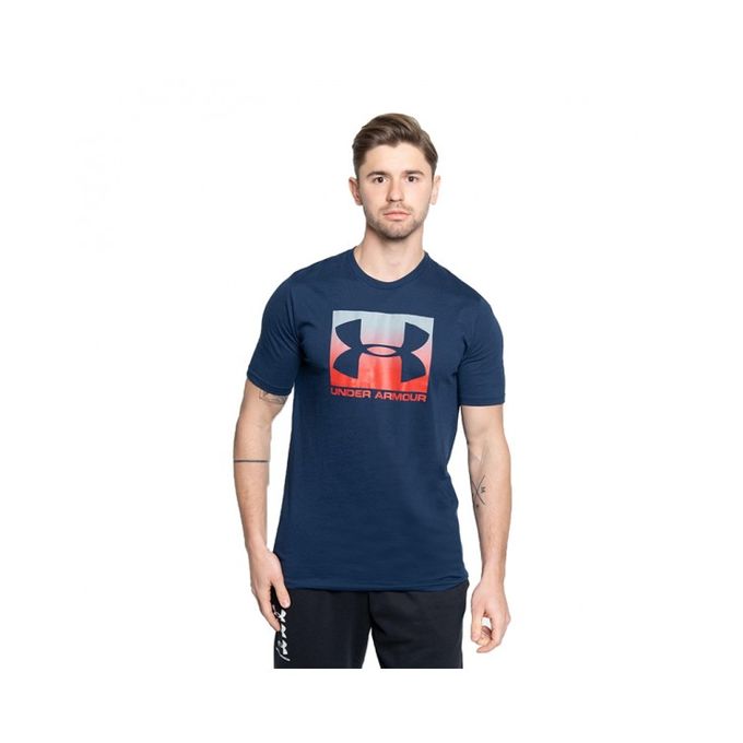 T-Shirt Homme - Under Armour Boxed Sport Style Spring Summer - Bleu - Prix  en Algérie