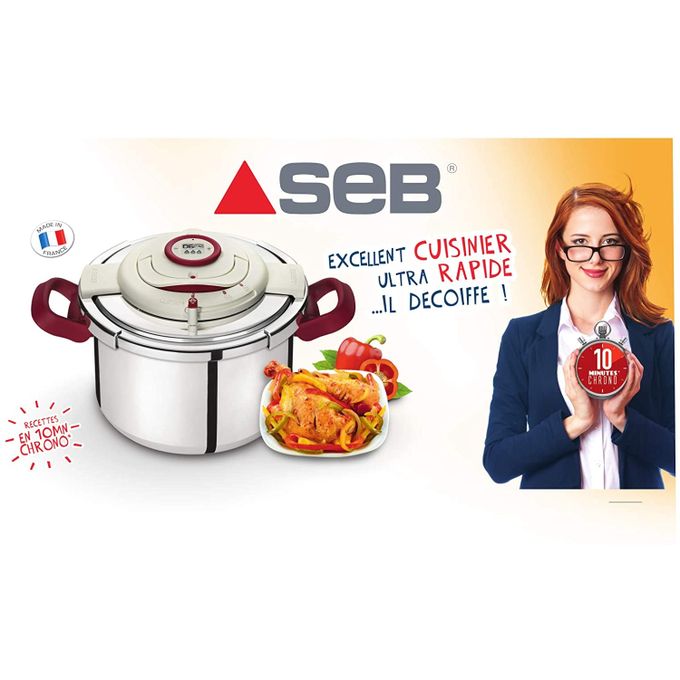 Seb Cocotte Minute – Clipso+ Précision – 6L – – El Hamiz Online