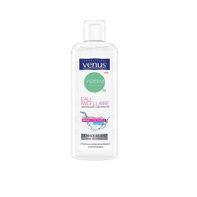 Venus Eau Micellaire Démaquillant Viderm P 250ml