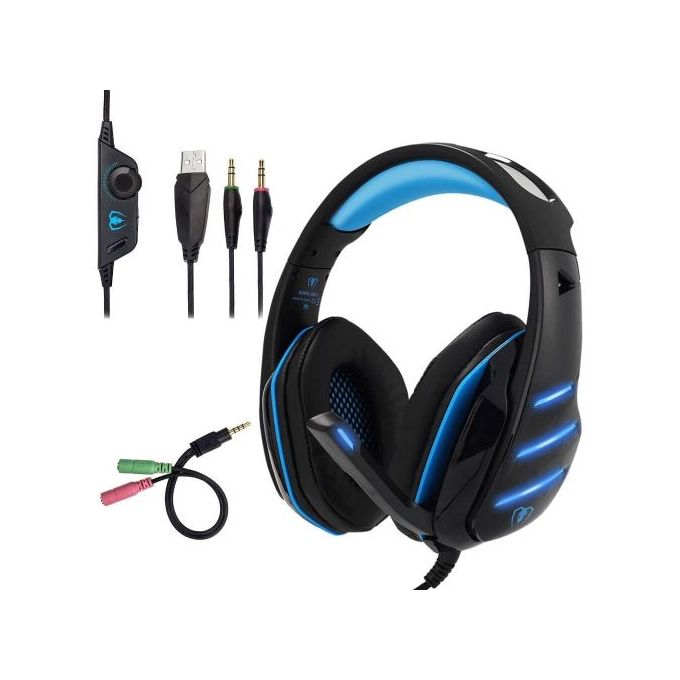 Casque Gaming Beexecellent GM-6 Blanc - NEUF